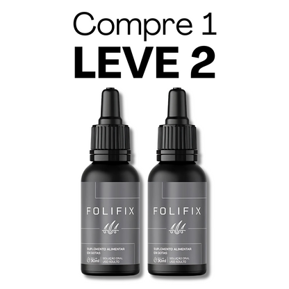Folifix Original 30ml - Cabelos Mais Fortes e Cheios de Vida + Frete Grátis