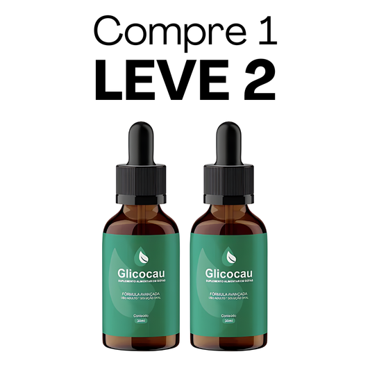Glicocau Original 30ml - Equilíbrio do Açúcar no Sangue + Frete Grátis
