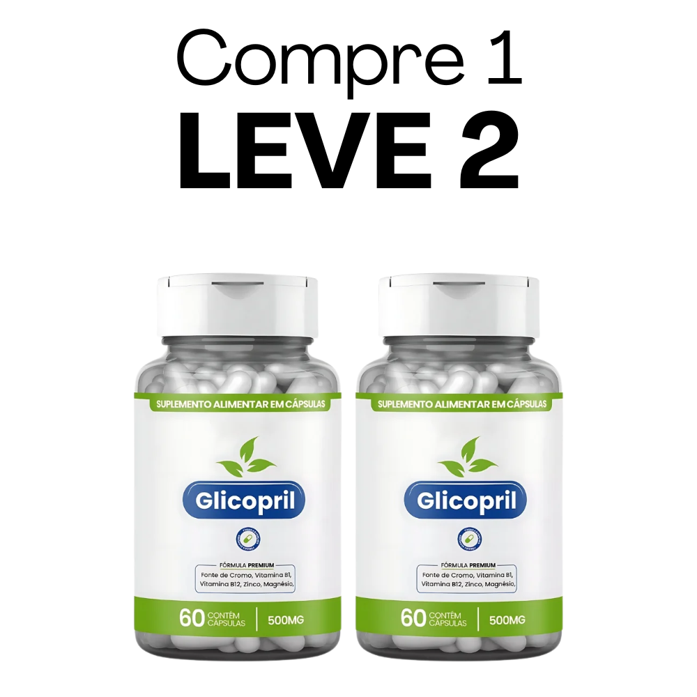 Glicopril Original 60 Cápsulas - Suplemento Natural para Apoiar o Equilíbrio da Glicemia + Frete Grátis