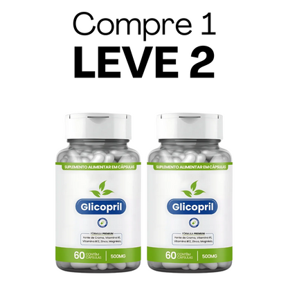 Glicopril Original 60 Cápsulas - Suplemento Natural para Apoiar o Equilíbrio da Glicemia + Frete Grátis