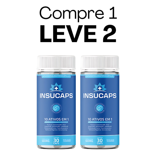 Insucaps Original 30 Cápsulas - A Solução Para Sua Glicose + Frete Grátis