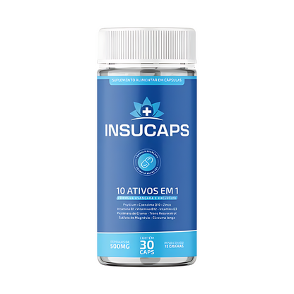 Insucaps Original 30 Cápsulas - A Solução Para Sua Glicose + Frete Grátis