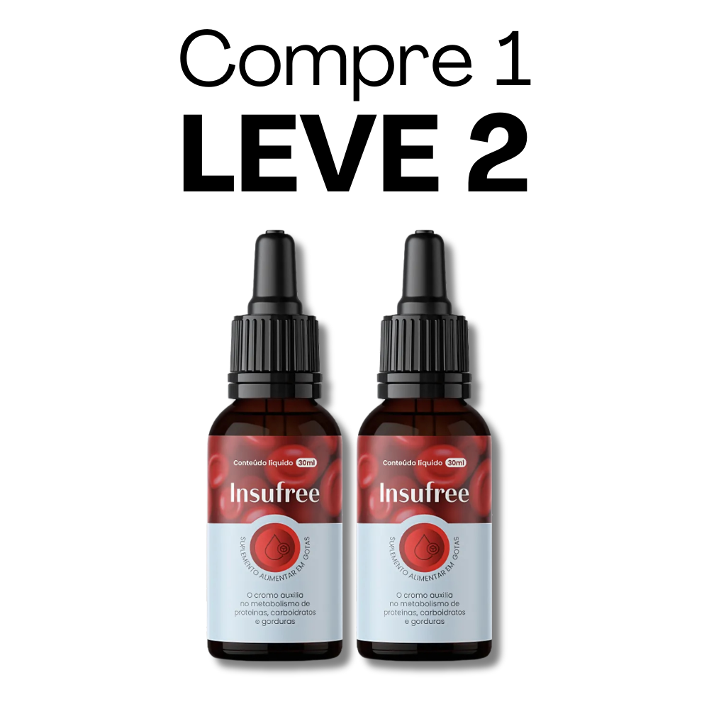 Insufree Original 30ml - A Solução Para Sua Glicose + Frete Grátis