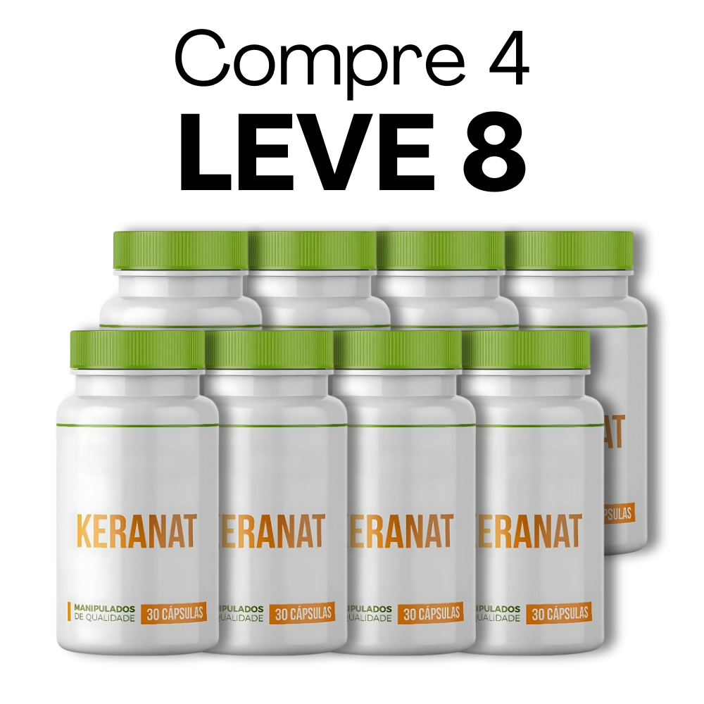 Keranat - 30 Cápsulas - Cabelos Mais Saudáveis + Frete Grátis