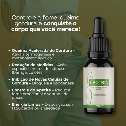 Lipotrin Original 30ml - Emagreça de Forma Rápida + Frete Grátis