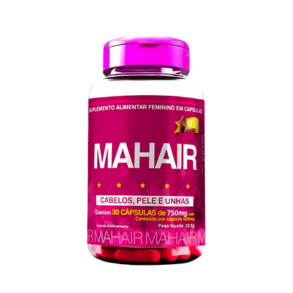 Mahair Original 60 Cápsulas - Cabelos, Unhas e Pele Radiantes + Frete Grátis