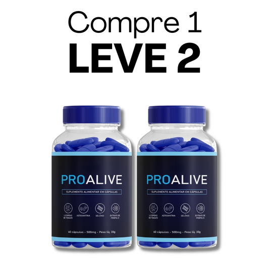 Proalive Original 60 Cápsulas - Bem-Estar da Próstata + Frete Grátis