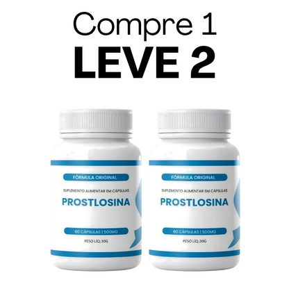 Prostlosina Original 60 Cápsulas - Suplemento Natural para o Bem-Estar da Próstata + Frete Grátis