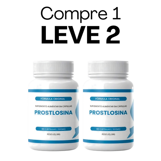 Prostlosina Original 60 Cápsulas - Suplemento Natural para o Bem-Estar da Próstata + Frete Grátis
