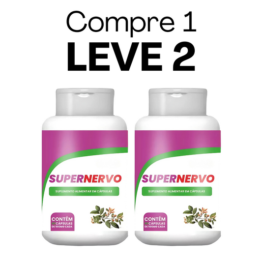 Supernervo Original 60 Cápsulas - Acabe com as Suas Dores + Frete Grátis