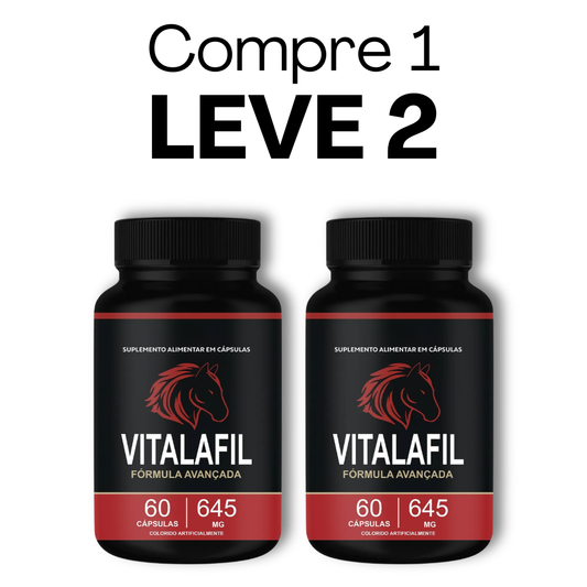 Vitalafil Original 60 Cápsulas - O Melhor Amigo Do Homem + Frete Grátis