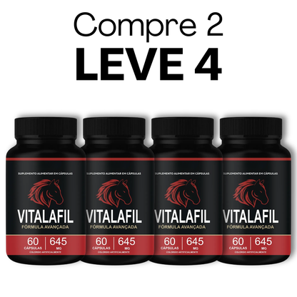 Vitalafil Original 60 Cápsulas - O Melhor Amigo Do Homem + Frete Grátis